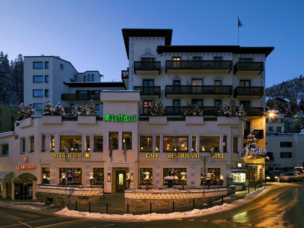 Hotel Steffani St. Moritz Bagian luar foto